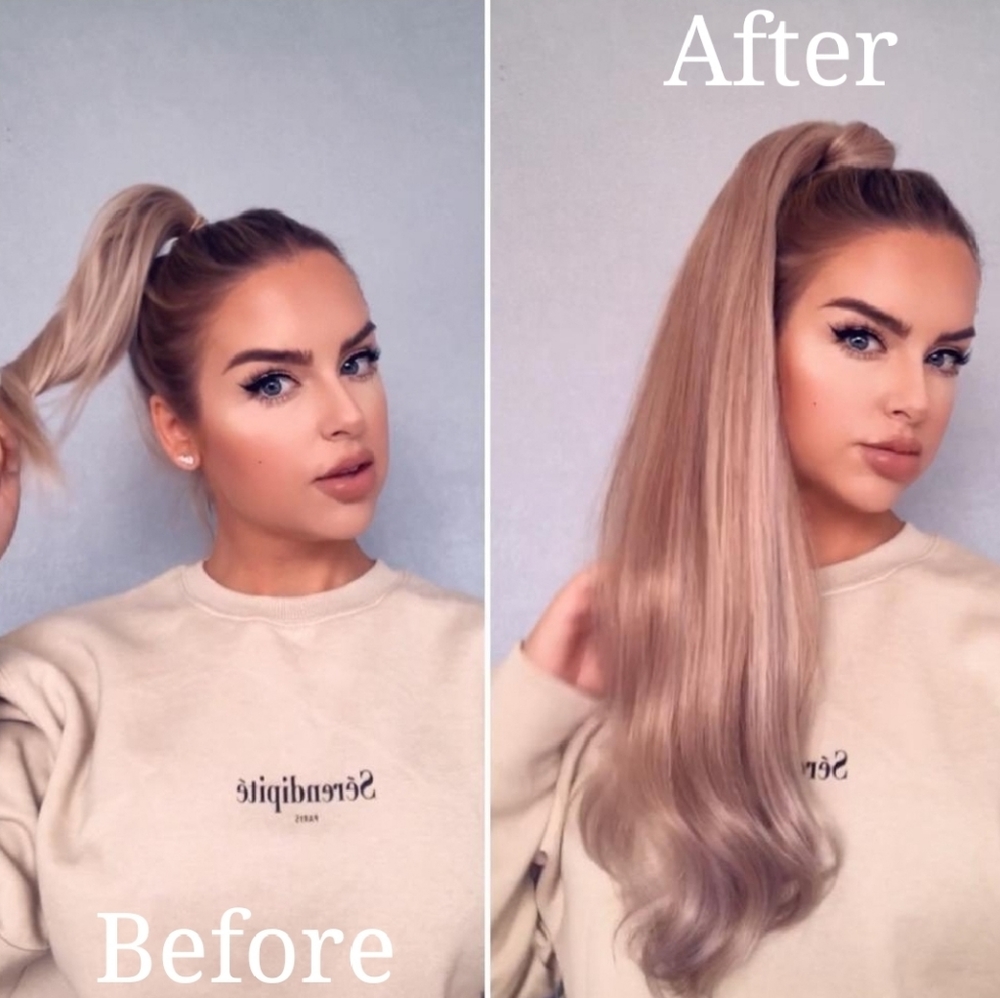 Ponytail - Clip & Wrap Style